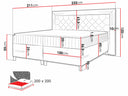 Cama continental Laurellus