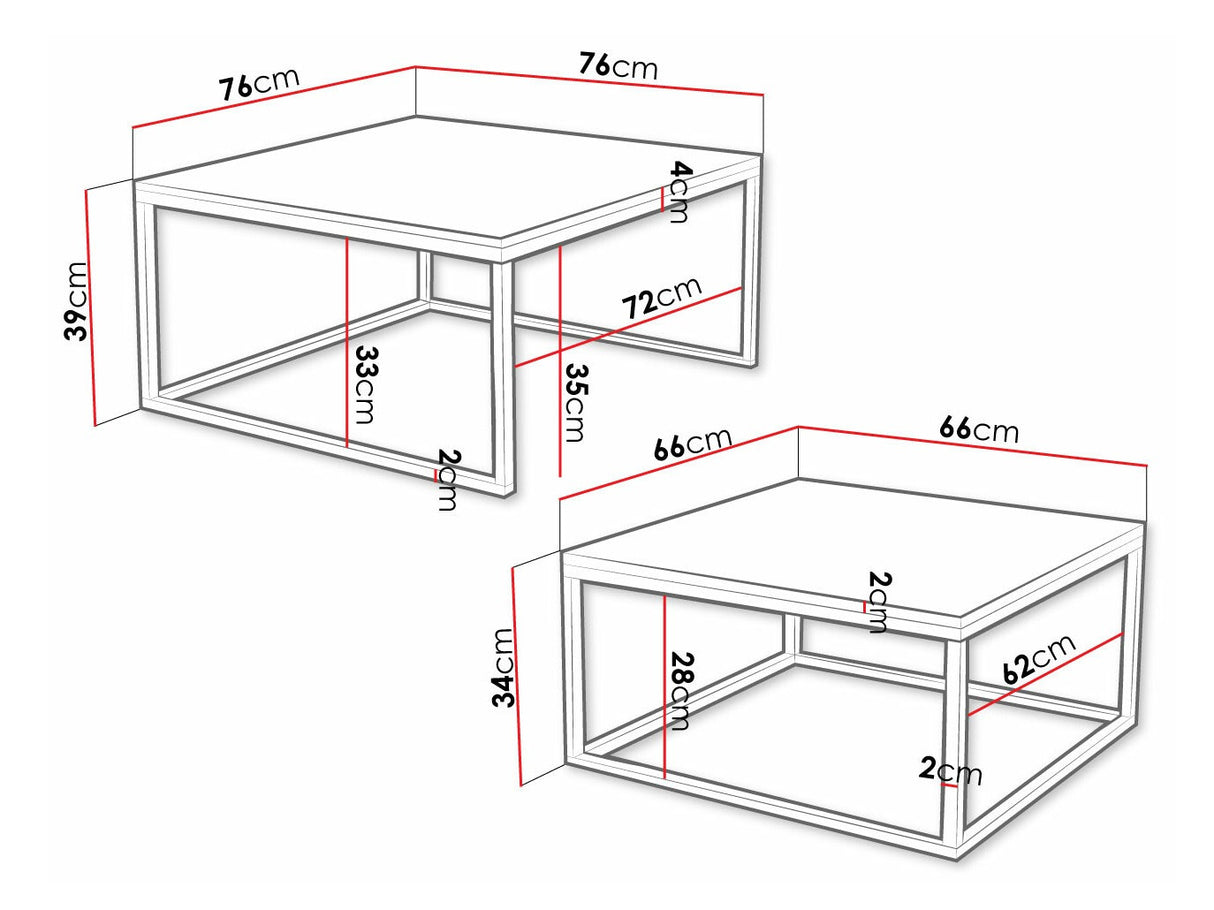 Conjunto mesa de centro 495046