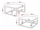 Conjunto mesa de centro Circculum