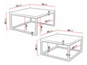Conjunto mesa de centro Circculum