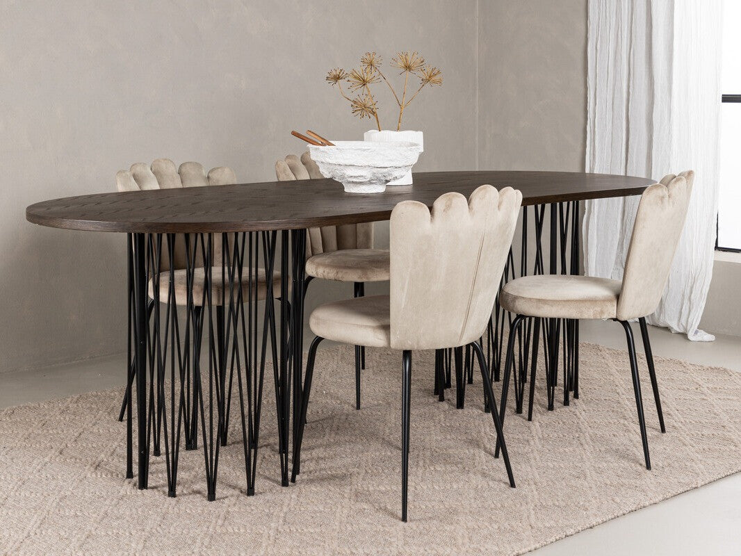 Conjunto de mesas y sillas para comedor 495790