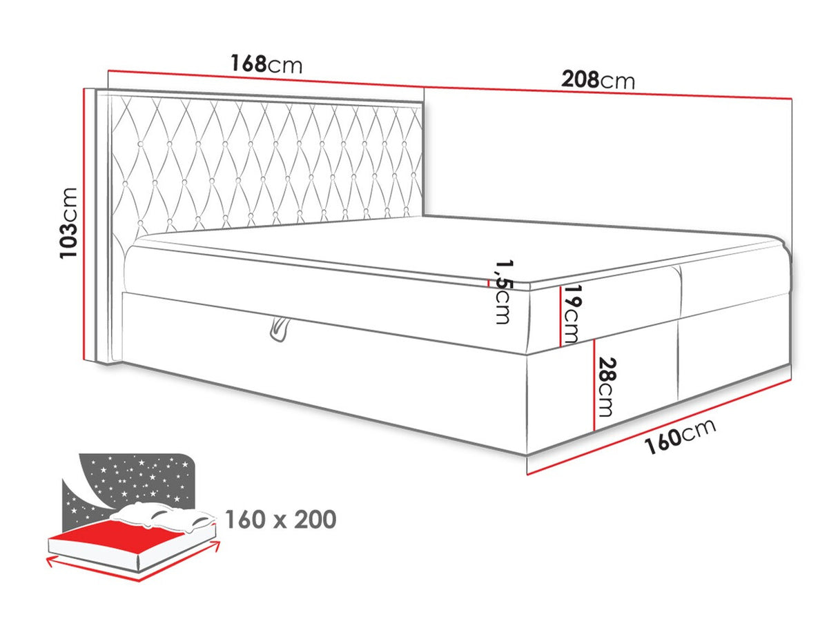Cama continental 495477