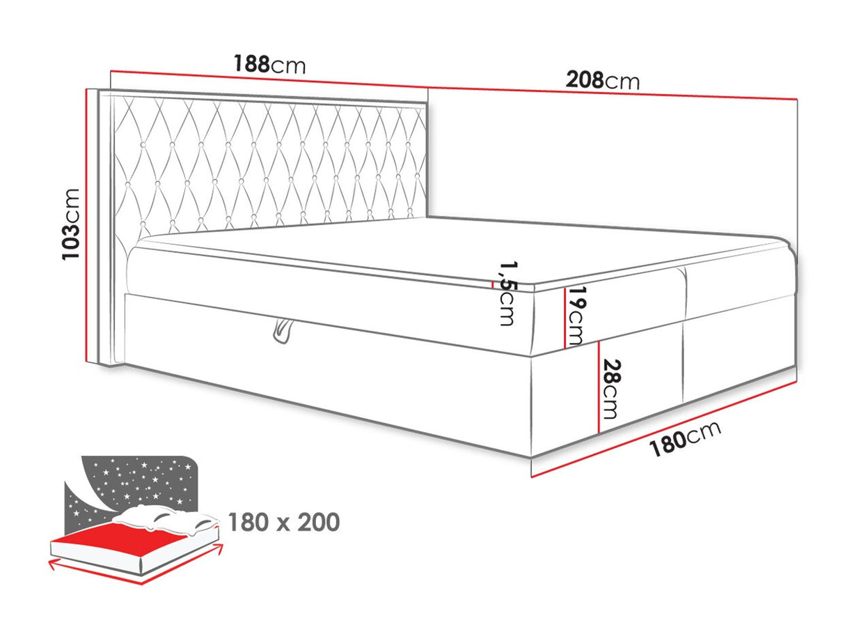 Cama continental 495477