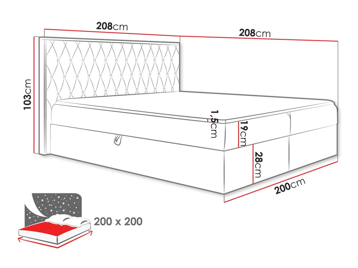 Cama continental 495477