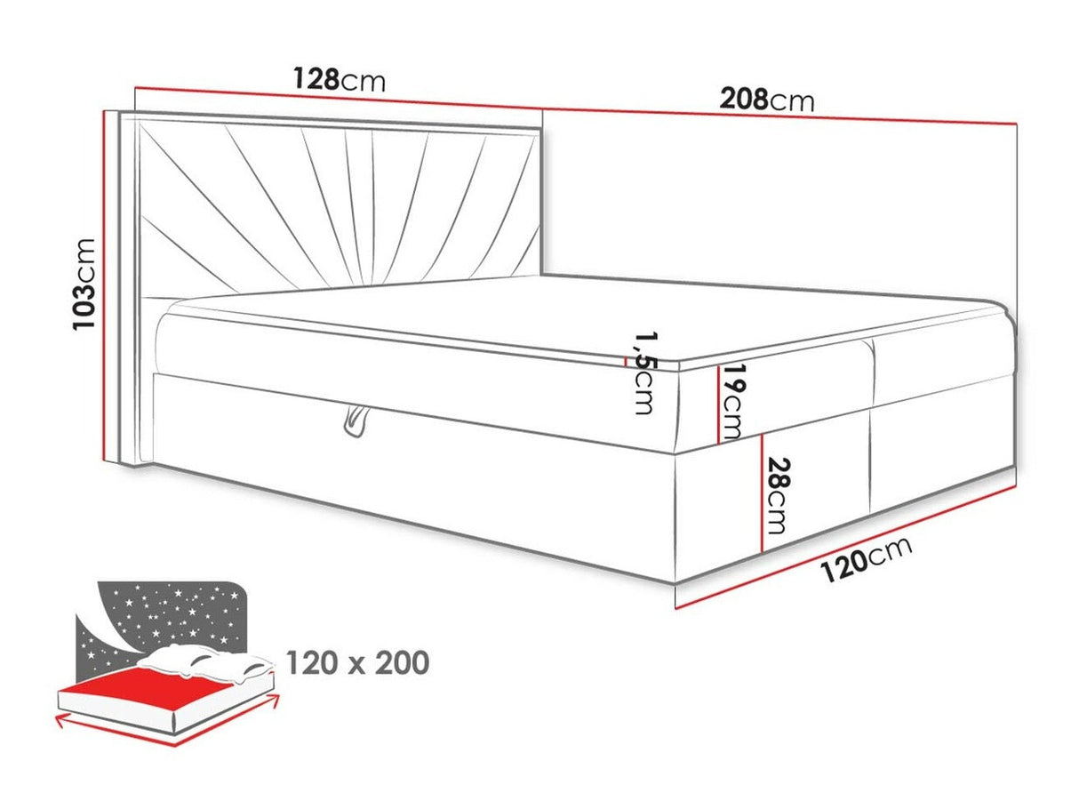 Cama continental 495530