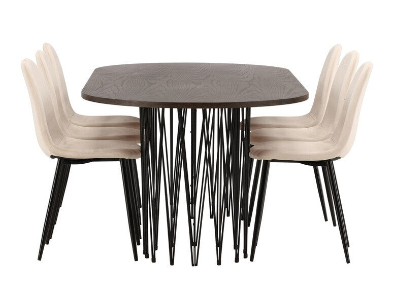 Conjunto de mesas y sillas para comedor 499028
