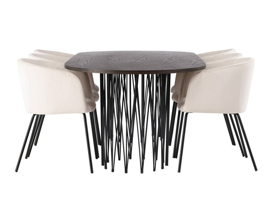 Conjunto de mesas y sillas para comedor 499043