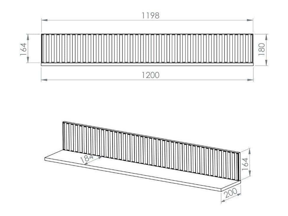 Estantería de pared 499296