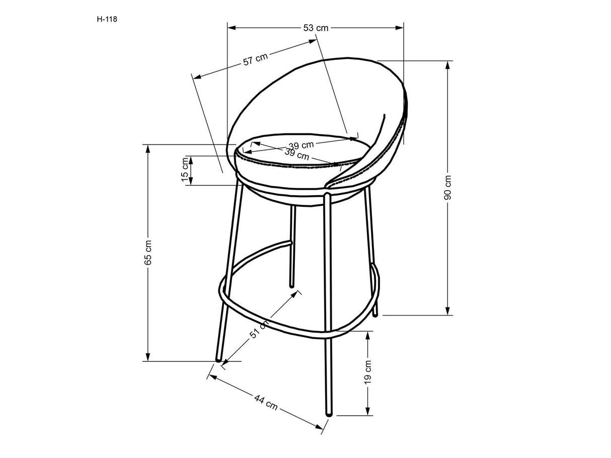 Silla de barra 502281
