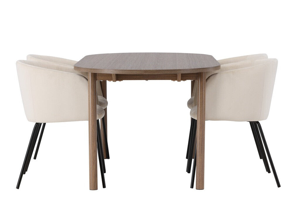 Conjunto de mesas y sillas para comedor 502862