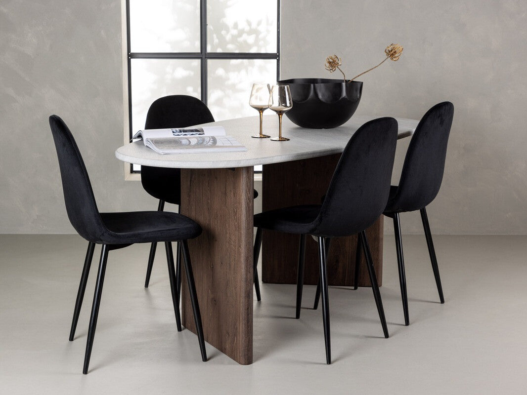 Conjunto de mesas y sillas para comedor 503556