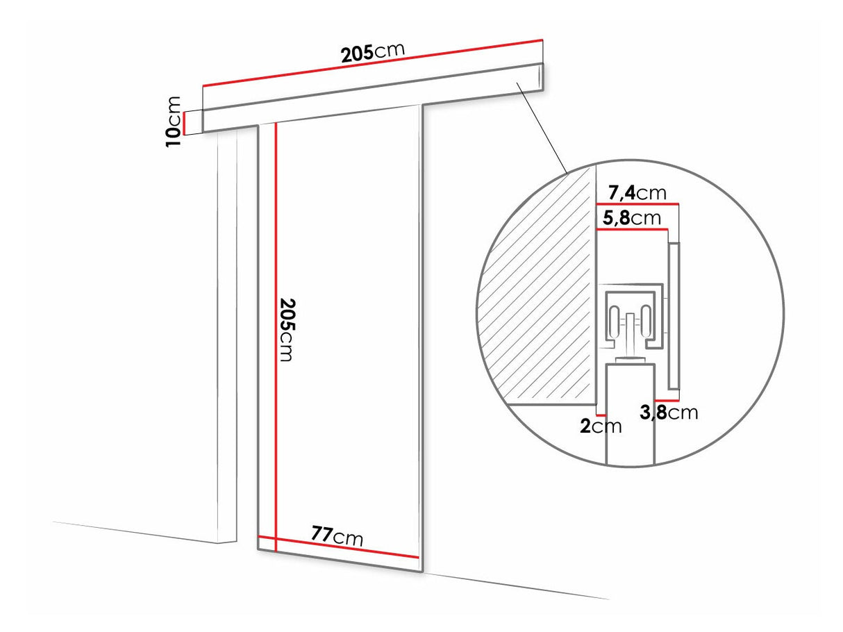 Puerta corredera 505075