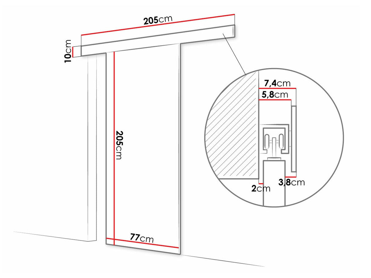 Puerta corredera 505100