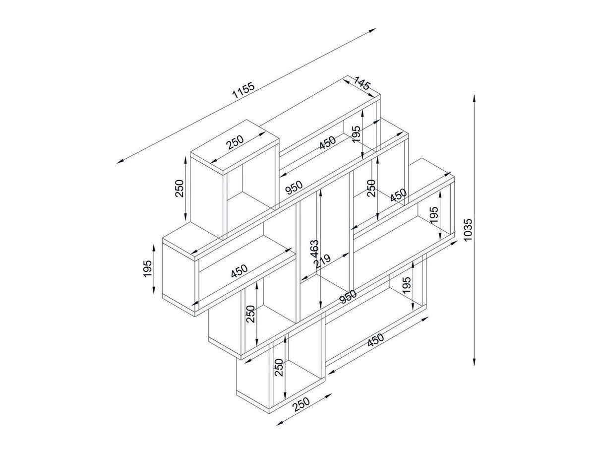Estantería de pared 508493