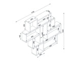 Estantería de pared 508493