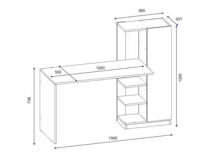 Mesa de oficina 509050