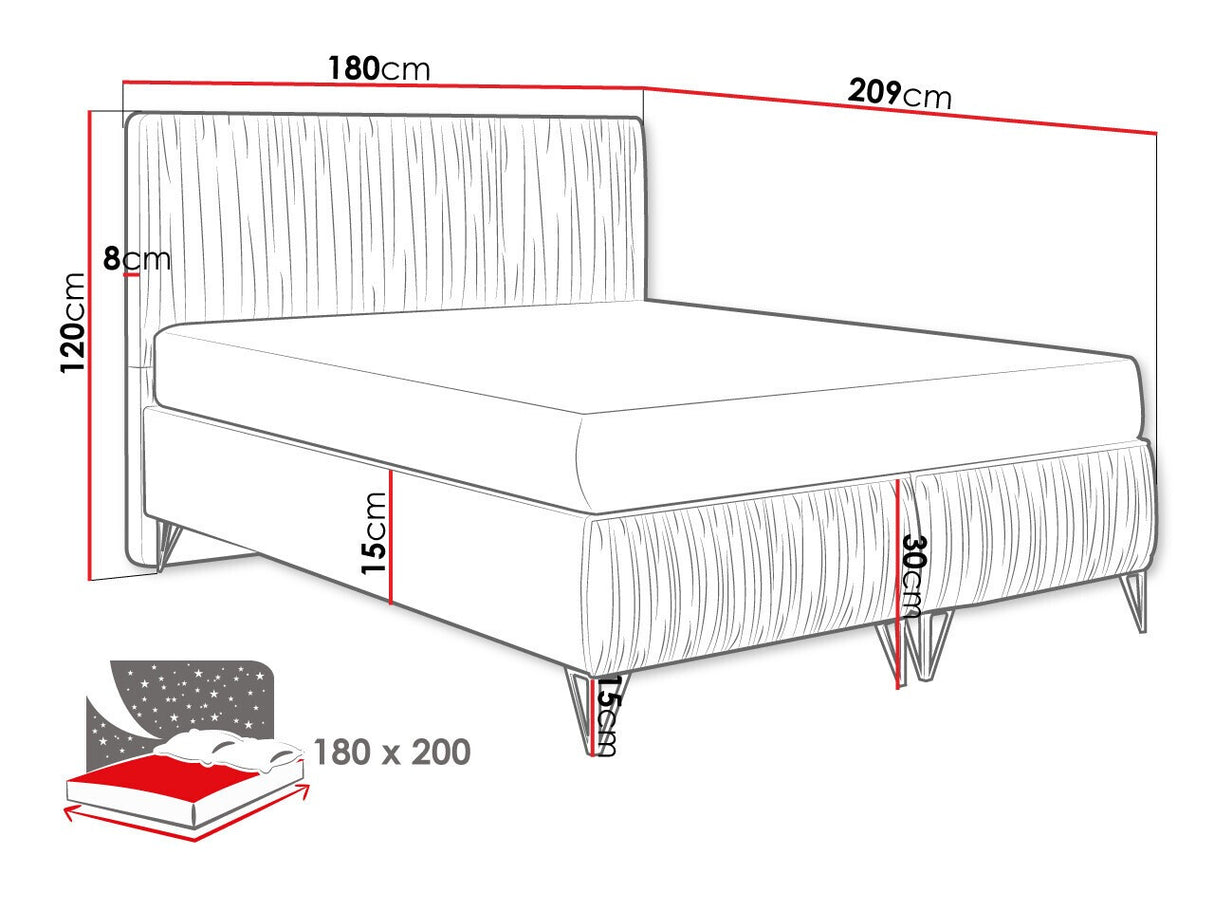 Cama continental 509267