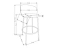 Silla de barra Centudo