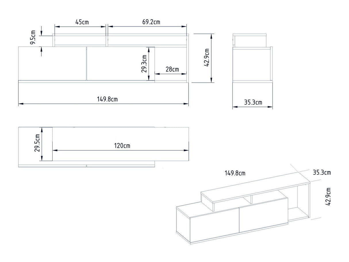 Mueble TV 512384