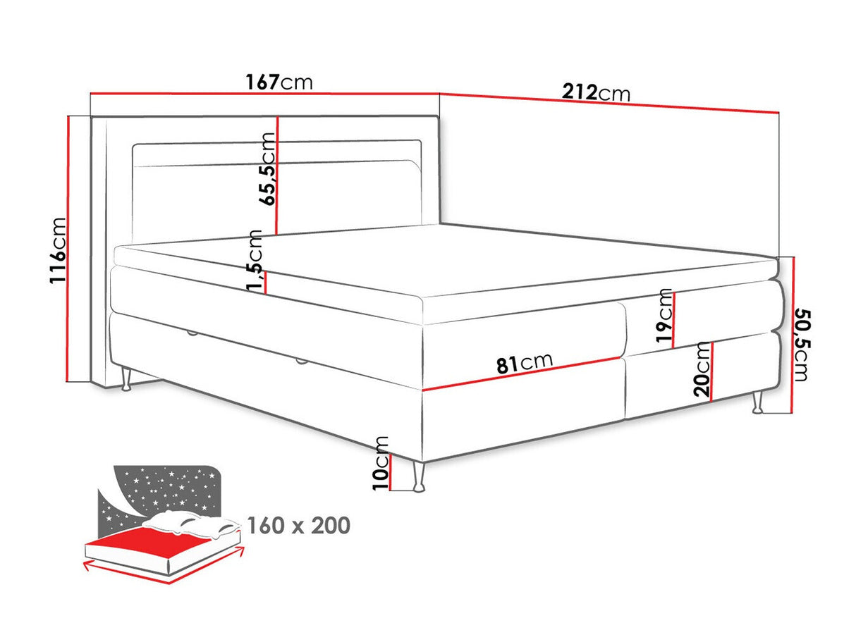 Cama continental 512496