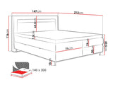 Cama continental 512496