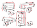 Conjunto de salón Structix