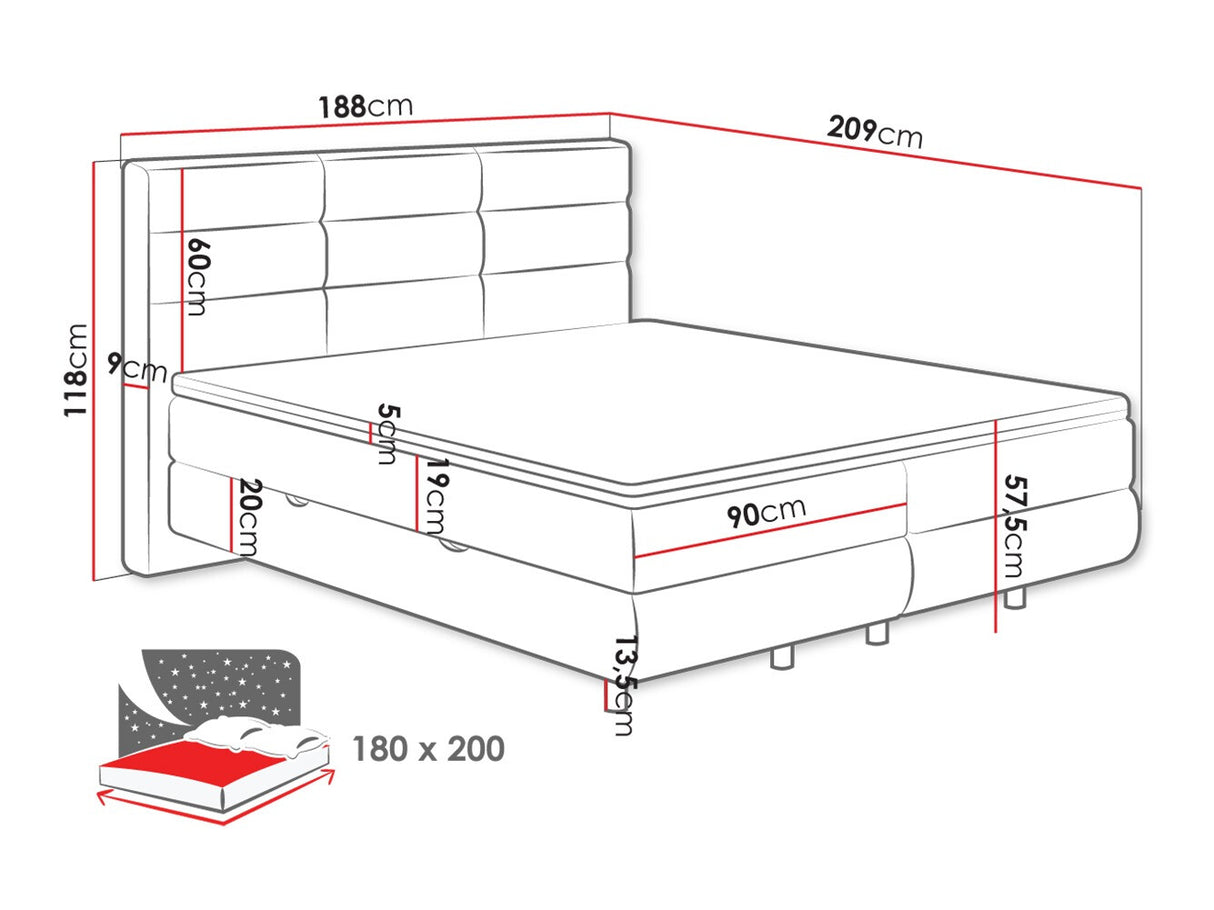 Cama continental 501441