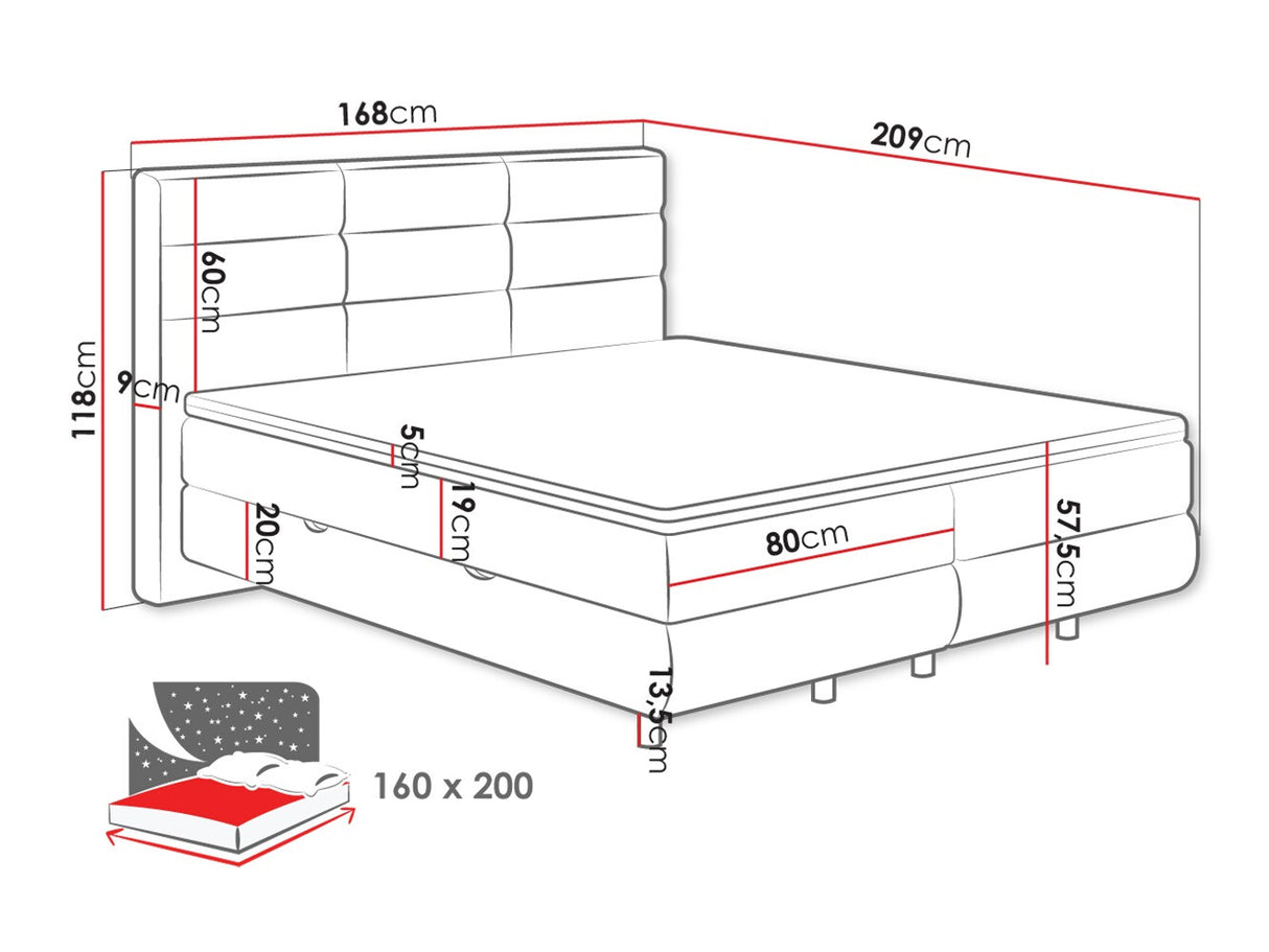Cama continental 501441