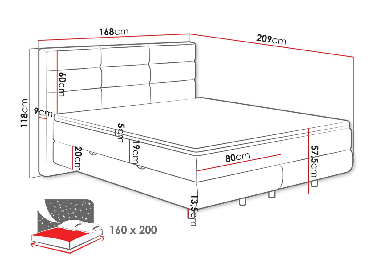 Cama continental 501441