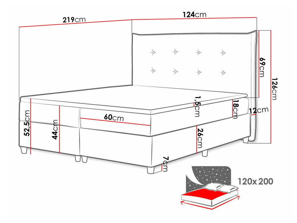 Cama continental 314938