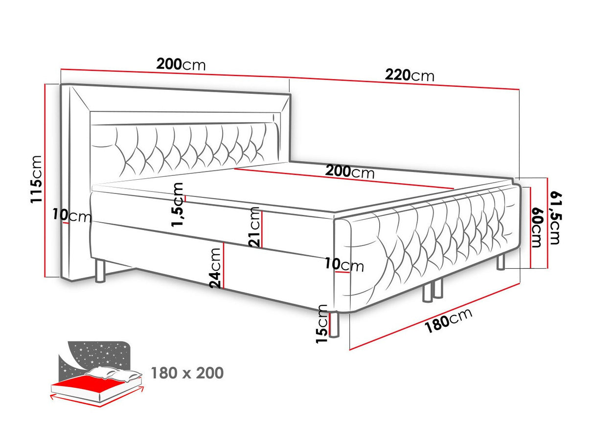 Cama continental 197003