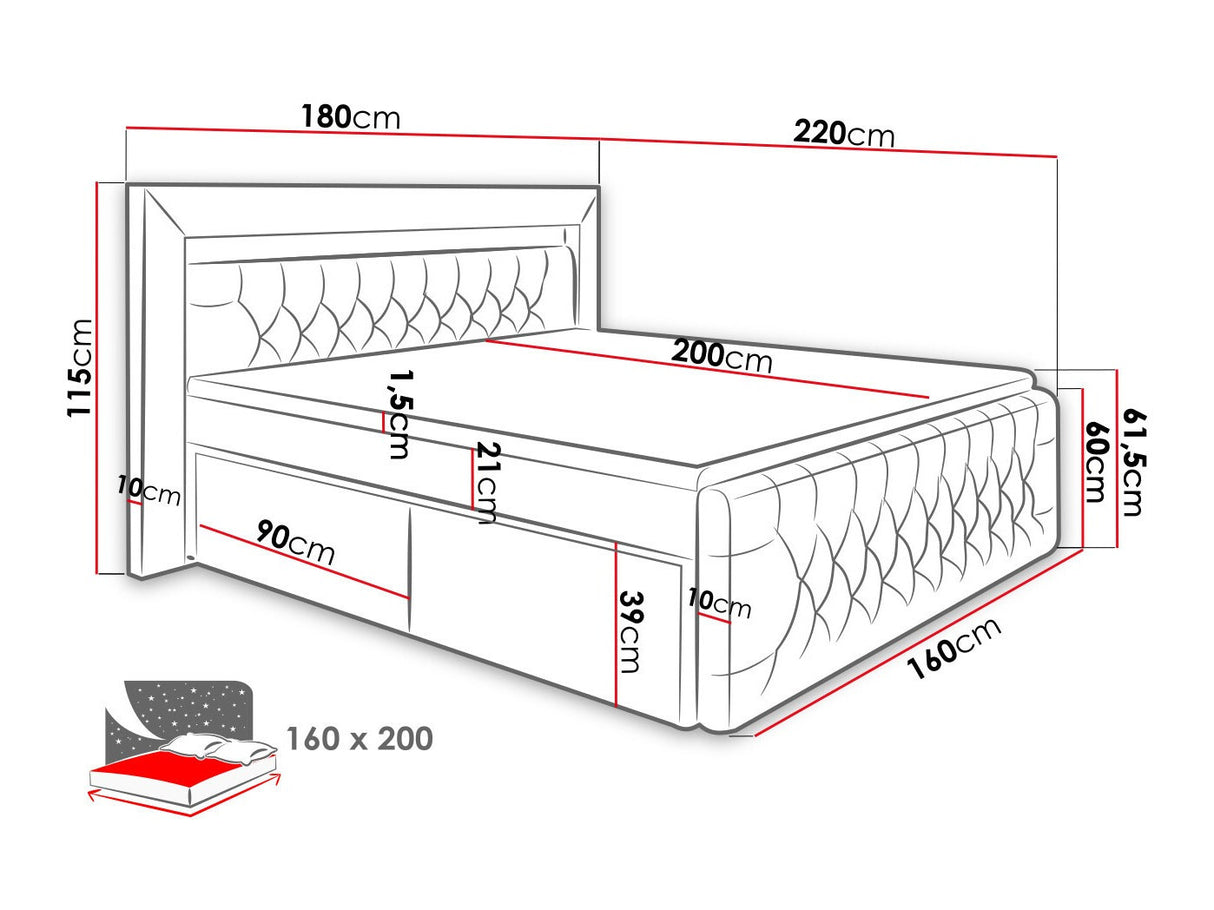 Cama continental 463808