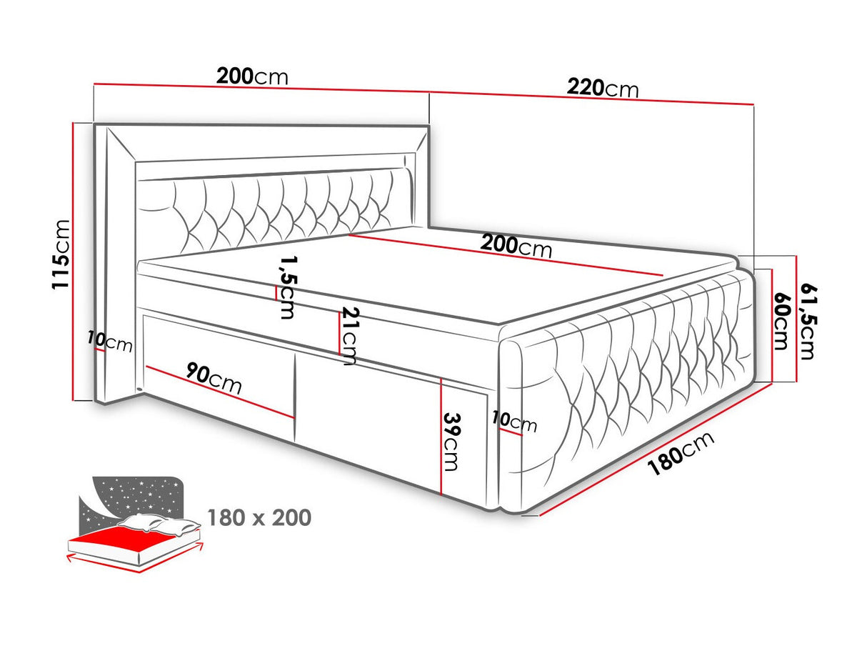 Cama continental 463808