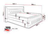 Cama continental 196994