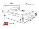 Cama continental 196990