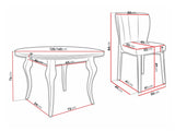 Conjunto de mesas y sillas para comedor 451489