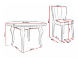 Conjunto de mesas y sillas para comedor 451489