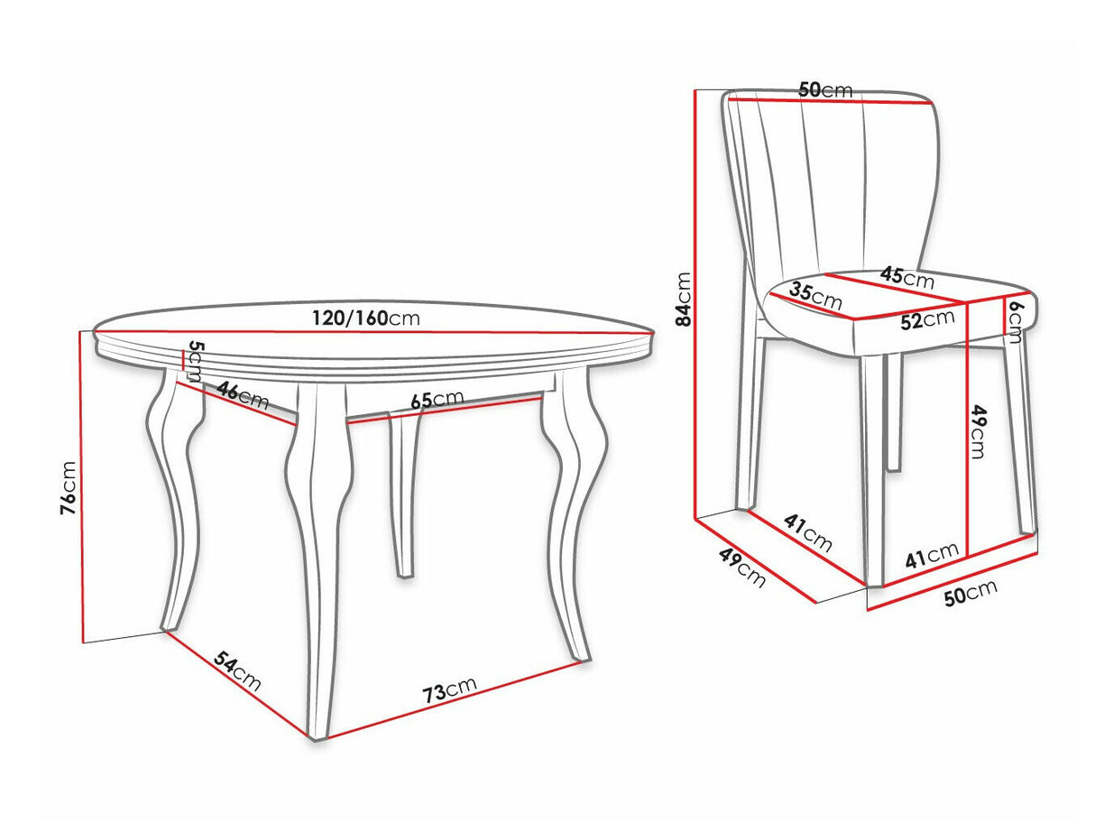 Conjunto de mesas y sillas para comedor 451489