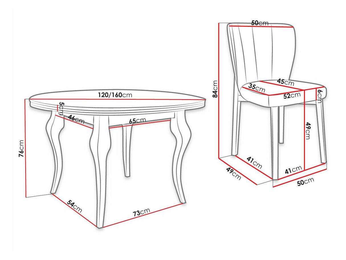 Conjunto de mesas y sillas para comedor 451489