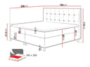Cama continental Strufor