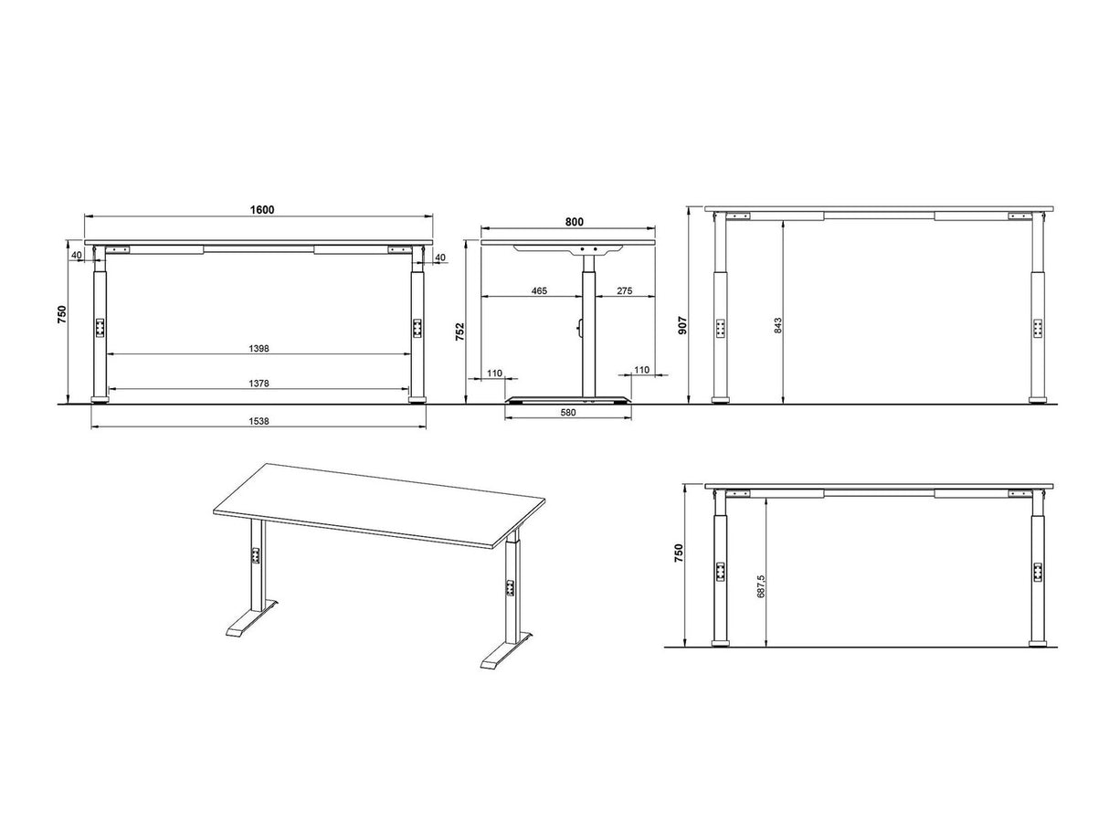 Mesa de oficina 520311