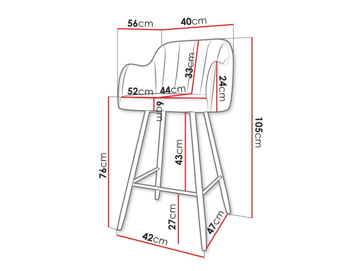 Silla de barra 520604