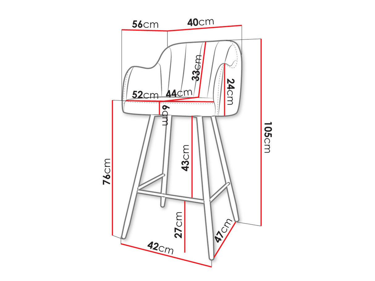 Silla de barra 520604