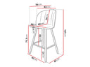 Silla de barra Tilier
