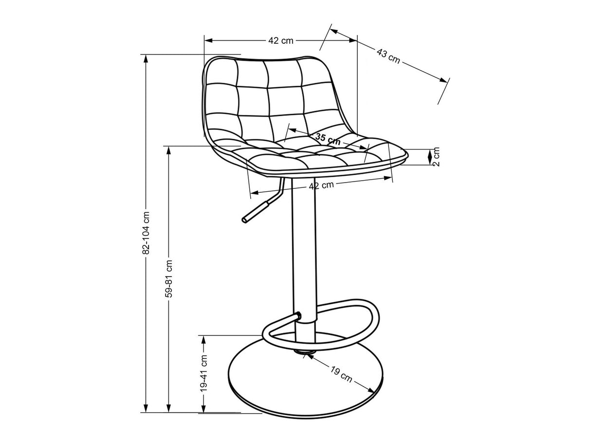 Silla de barra 497989