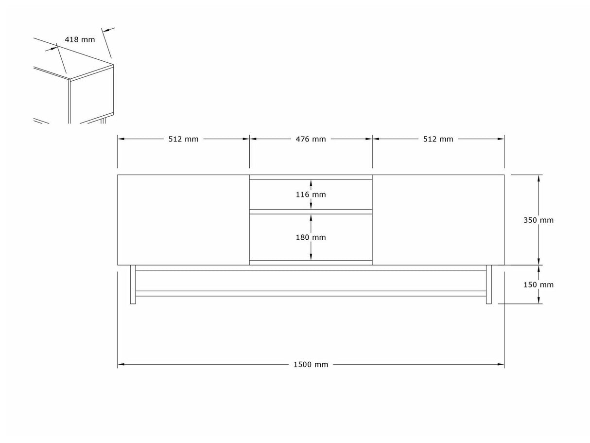 Mueble TV 521406