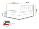 Cama continental Baltimore 128