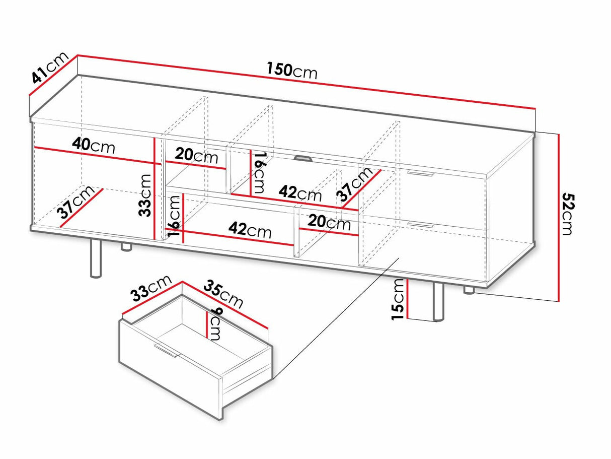 Mueble TV 525215