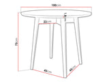 Conjunto de mesas y sillas para comedor 450655