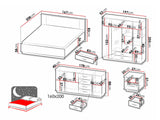 Conjunto de dormitorio 528123